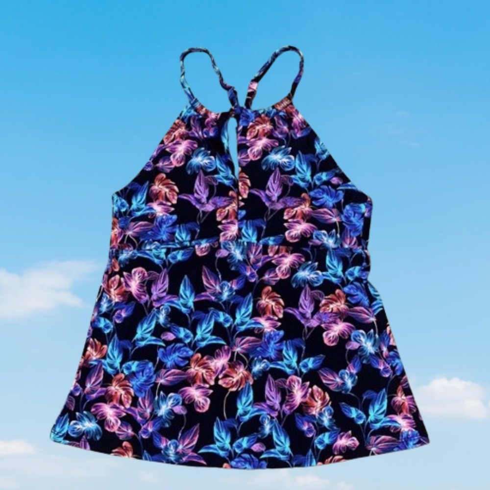 SWIM SYSTEM Women's Eden Mirage Tankini Top Size S